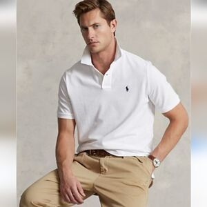 Men’s white polo Large Classic Fit, Perfect Condition